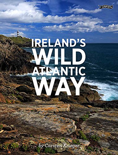 Book cover: rocky Irish coastline with lighthouse under a blue sky.