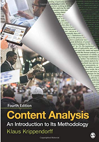 Book cover: "Content Analysis" fourth edition, with diverse people imagery.