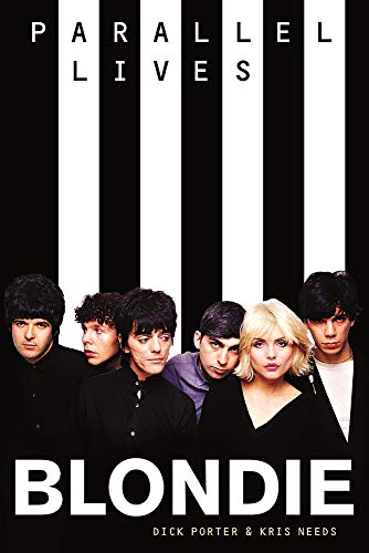 Book cover featuring the band Blondie with black and white stripes.