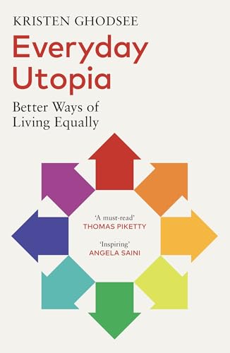 Book cover: "Everyday Utopia" with colorful circular arrow design.