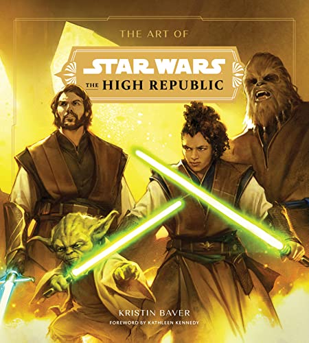 Book cover featuring Jedi with lightsabers from “Star Wars: The High Republic.”