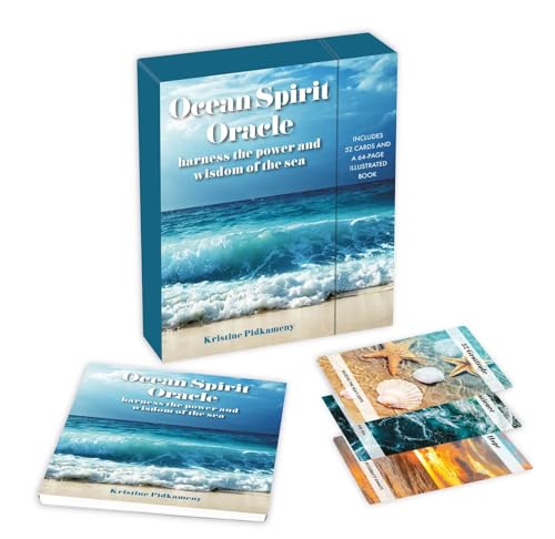 Boxed oracle cards with ocean imagery and a starfish on one card.