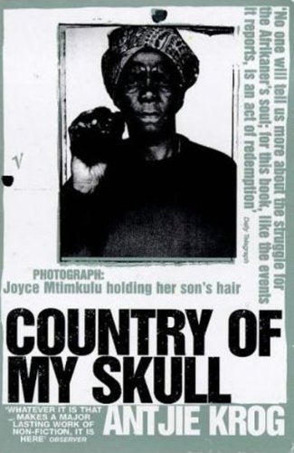 Book cover: black and white portrait of a woman with raised fist.