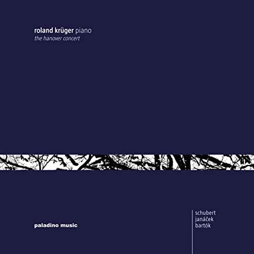 CD cover for Kruger’s Schubert, Janáček and Bartók piano works.
