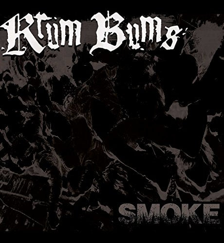 Krum Bums "Smoke" vinyl album cover, dark abstract imagery.