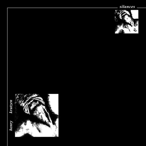 Black vinyl record cover with two distorted, grayscale portrait images.