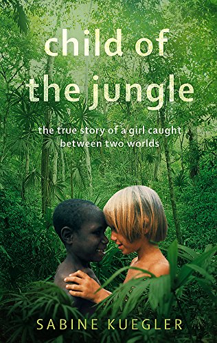 Book cover: two children embraced in a lush, green jungle setting.
