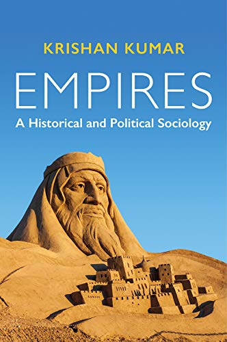 Book cover: "Empires" with a sculpted face and ancient city image.