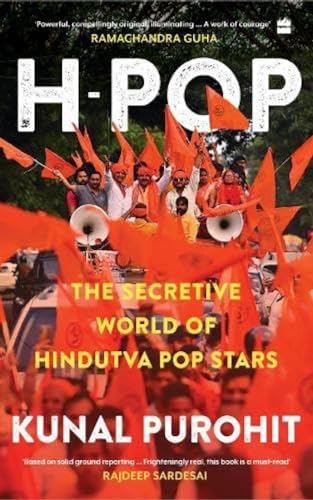 Book cover: "H-Pop" with image of crowd waving saffron flags.