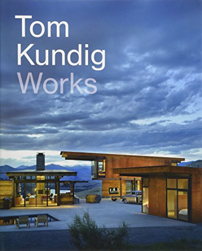 Book cover featuring a modern home with mountains under a cloudy sky.
