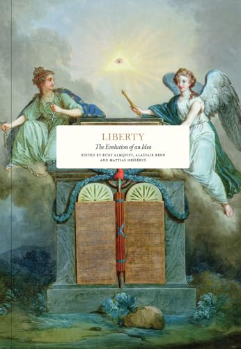 Book cover depicting two women and angel-like figure with tablets.
