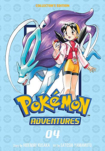 Colorful manga-style Pokémon illustrations on a book cover with bold typography and graphics.
