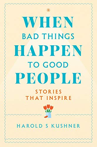 Book cover with blue text: "When Bad Things Happen to Good People.