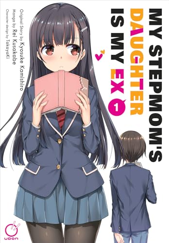 Manga cover: girl in school uniform holding a book, another figure behind.