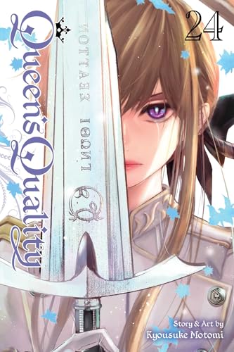 Manga volume 24 cover with a woman and sword, purple eyes visible.