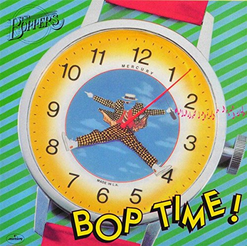 CD cover: a clock face with a figure inside, reading "Bop Time!".