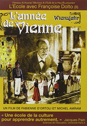 DVD cover featuring a portrait of a man with children in Vienna.