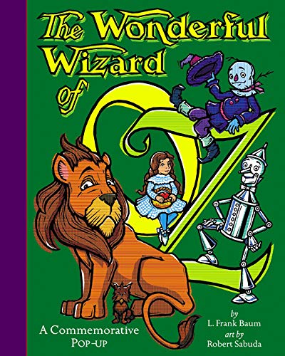 Cover of “The Wonderful Wizard of Oz” featuring Dorothy, Lion, Scarecrow, and Tin Man.
