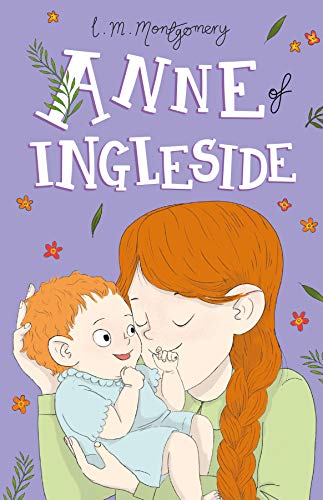 Book cover with Anne Shirley, a young girl, in a classic early 20th century setting.
