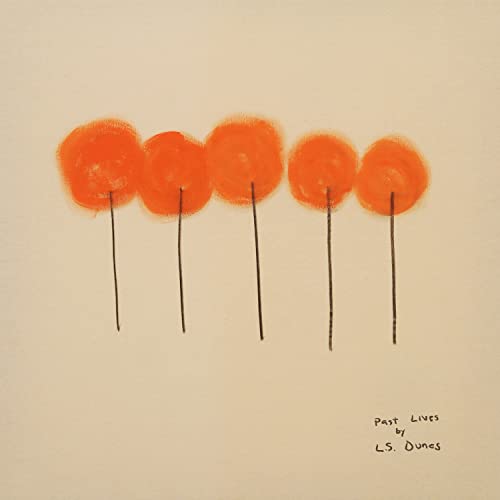 CD cover with five orange, circular shapes on a beige background.
