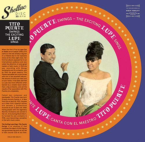 Vinyl record cover featuring Tito Puente and La Lupe in a circular portrait.