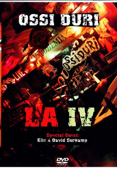 DVD cover for “La Quarta” by Ossi Durì, featuring a concert scene.