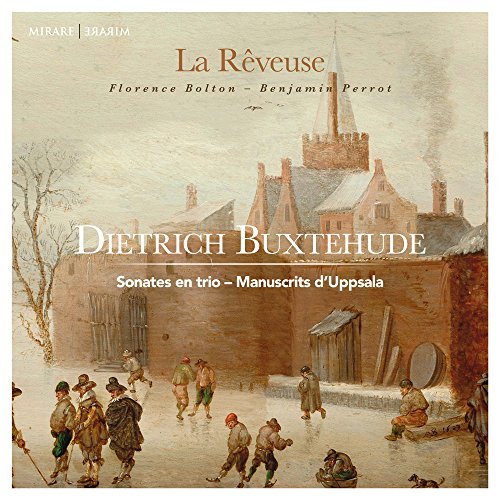 CD cover: painting of a winter scene with figures and a castle.