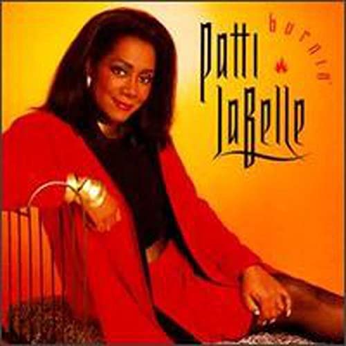 Patti LaBelle album cover, featuring a portrait of the singer in red.