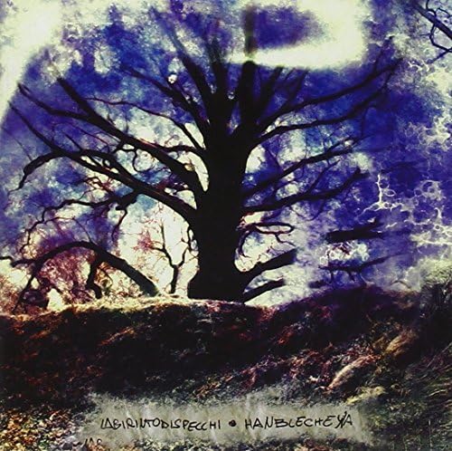 Dark, abstract CD cover with a silhouetted tree against a swirling blue background.