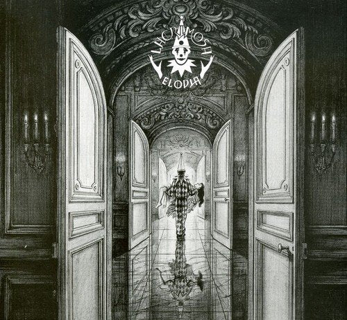 CD cover: ornate doorway framing a skeletal figure in a hall.