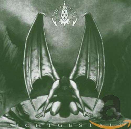 CD cover: winged figure with obscured face on a dark green background.