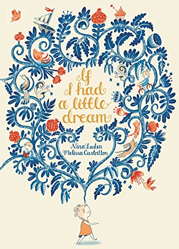 Book cover: ornate blue floral heart with children and animals.