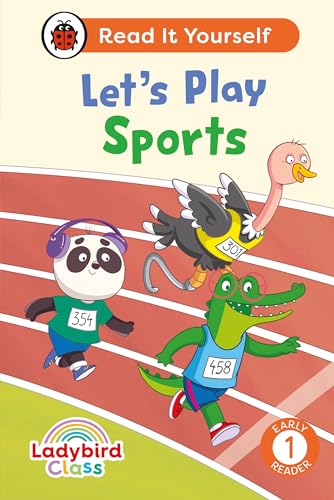 Children’s book cover depicting a panda, ostrich, and crocodile racing.