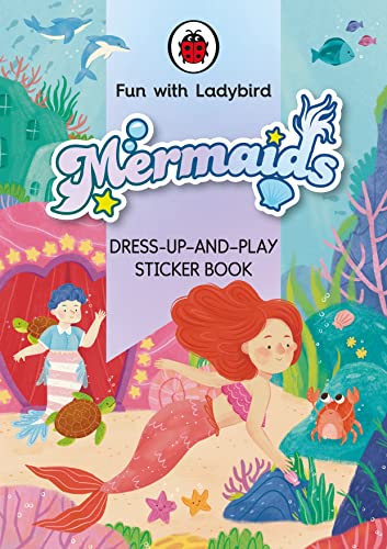 Ladybird sticker book cover featuring a mermaid and underwater scene.