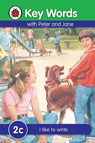 Book cover with children, a dog, and a playground scene.