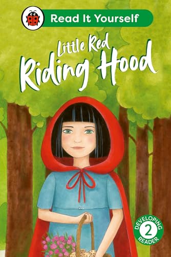 Book cover of Little Red Riding Hood featuring a girl in a red cloak.