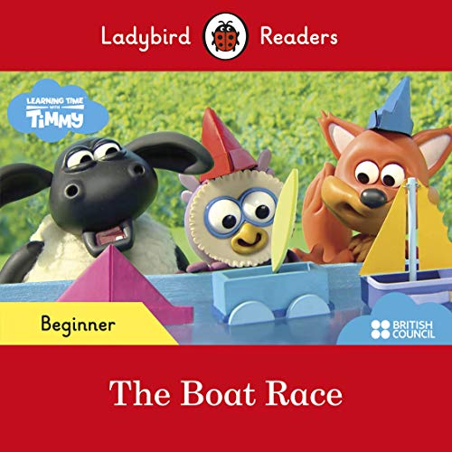 Timmy Time characters with paper boats, a beginner level reader cover.