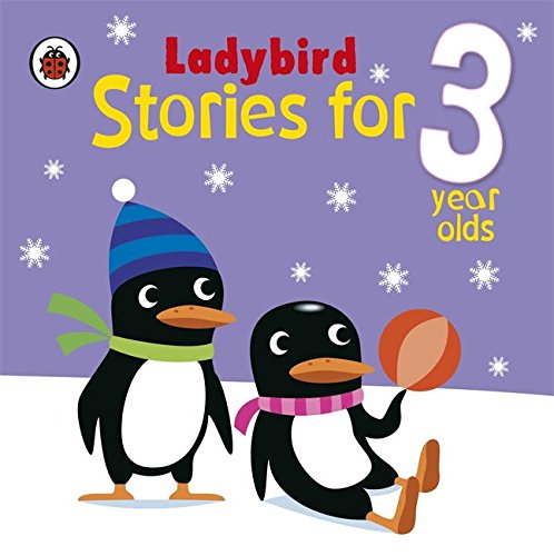Book cover with two cartoon penguins playing with a ball.