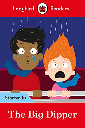 Book cover: two children looking scared on a rollercoaster.