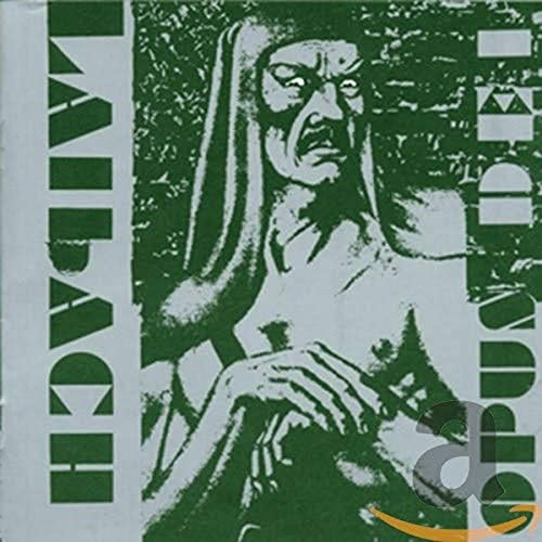 CD cover for Laibach’s “Opus Dei” featuring a veiled figure in green.