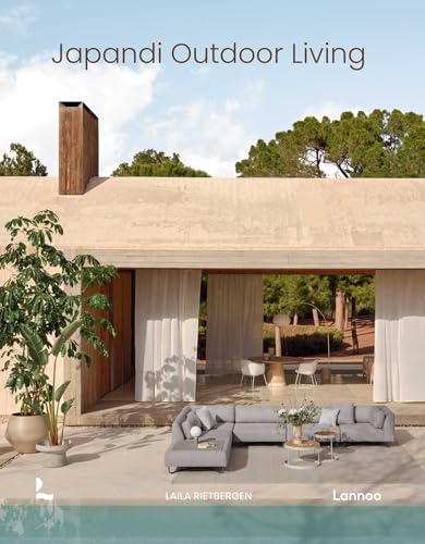 Book cover featuring a modern outdoor living space with neutral tones.