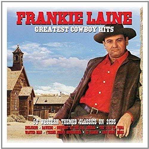 Frankie Laine album cover featuring a cowboy with a church background.