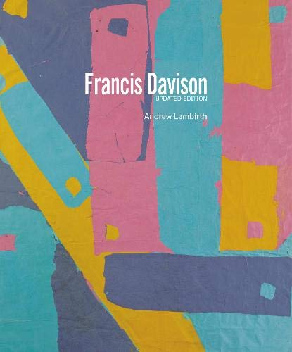 Book cover for "Francis Davison" with abstract colorful geometric shapes.