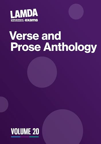 Purple book cover with white text: "Verse and Prose Anthology, Volume 20".