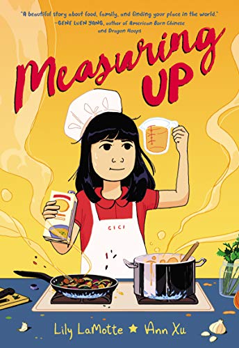 Book cover featuring a young girl in a chef's hat cooking at a stove.