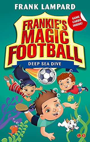 Book cover: children swimming underwater with a soccer ball.