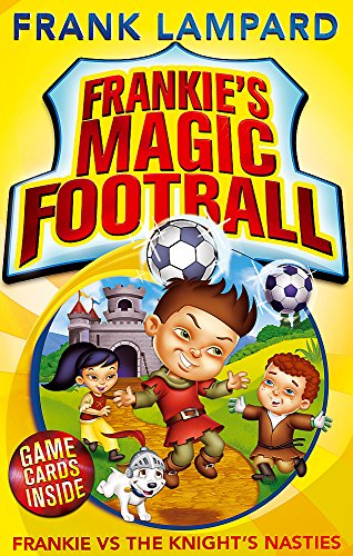 Book cover: illustrated boy with football, castle, and other children.