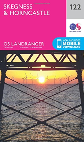 Ordnance Survey Landranger map cover for Skegness & Horncastle area.