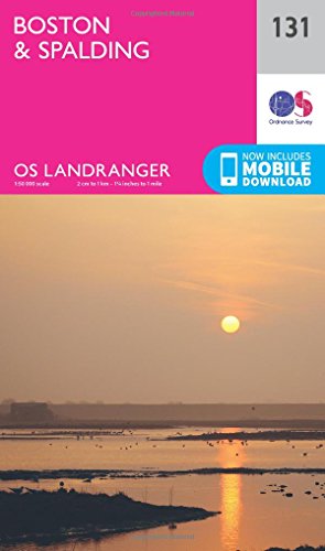 Landranger (131) Boston & Spalding (OS Landranger Map)