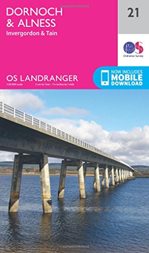 Ordnance Survey Landranger map cover featuring a bridge over water.